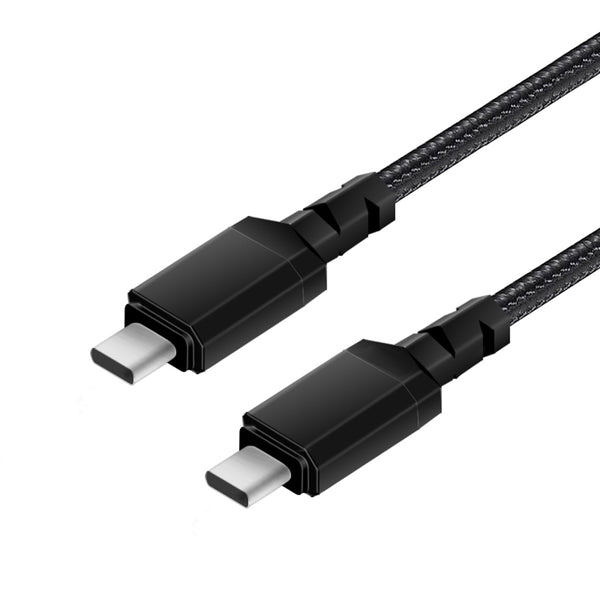 Kabel 2 x USB-C 100W Maclean, stöd för PD, dataöverföring upp till 10 Gbps, 5A, , svart, längd 2m, MCE492