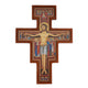 Träkors från San Damiano - Sankt Franciskus kors brun 22x16x1,8cm