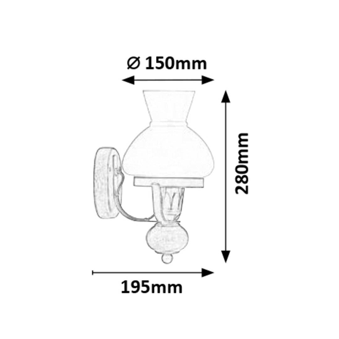 RABALUX PETRONEL 7077 vägglampa för vardagsrum matsal sovrum