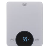 Adler AD 3173s Köksvåg upp till 10 kg LED Mått 20 x 16 cm
