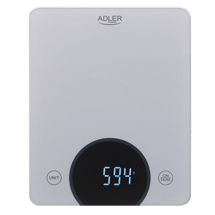 Adler AD 3173s Köksvåg upp till 10 kg LED Mått 20 x 16 cm