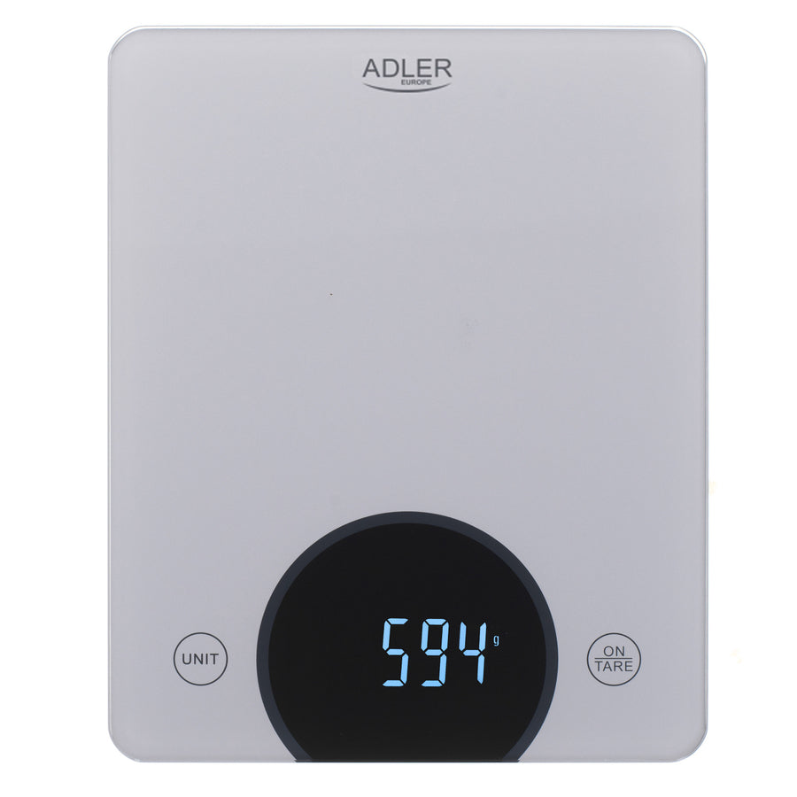 Adler AD 3173s Köksvåg upp till 10 kg LED Mått 20 x 16 cm