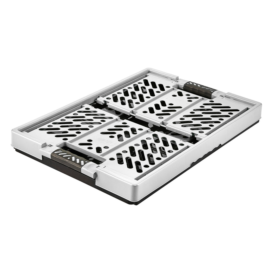 Plastkorg ljus silver Keeeper upp till 50 kg
