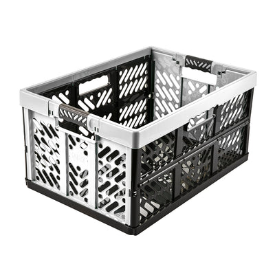 Plastkorg ljus silver Keeeper upp till 50 kg