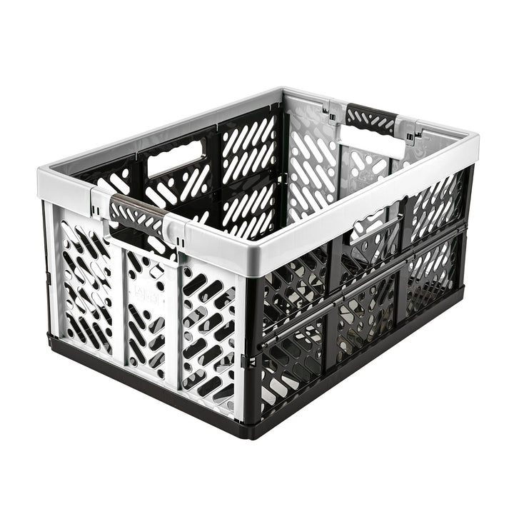 Plastkorg ljus silver Keeeper upp till 50 kg