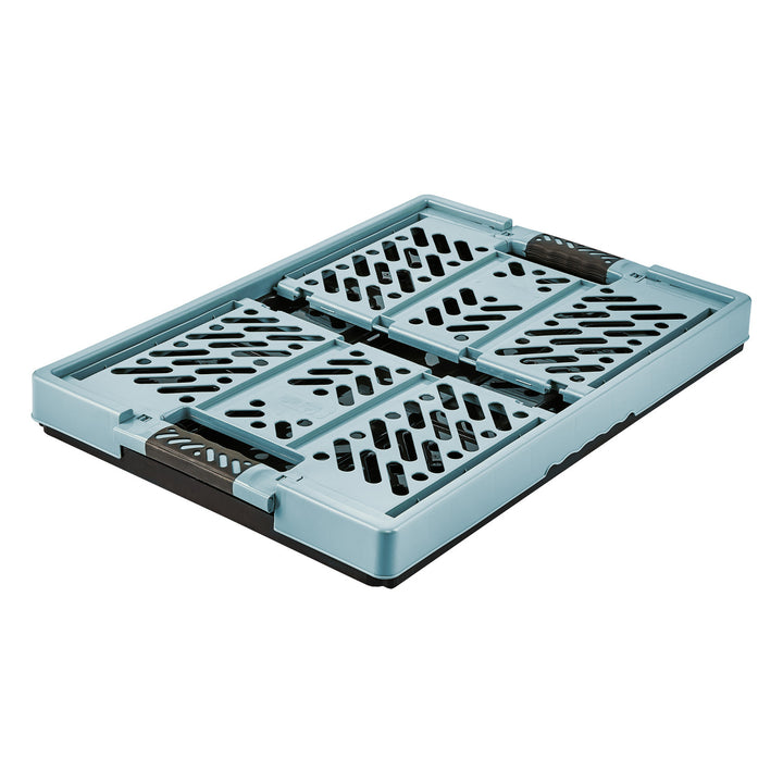 Plast hopfällbar varukorg blå Keeeper