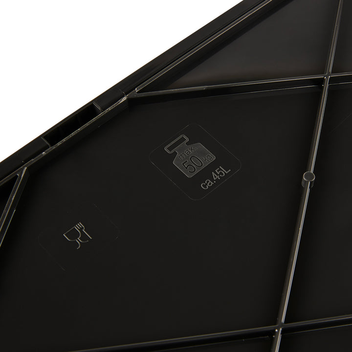 Plast hopfällbar varukorg blå Keeeper