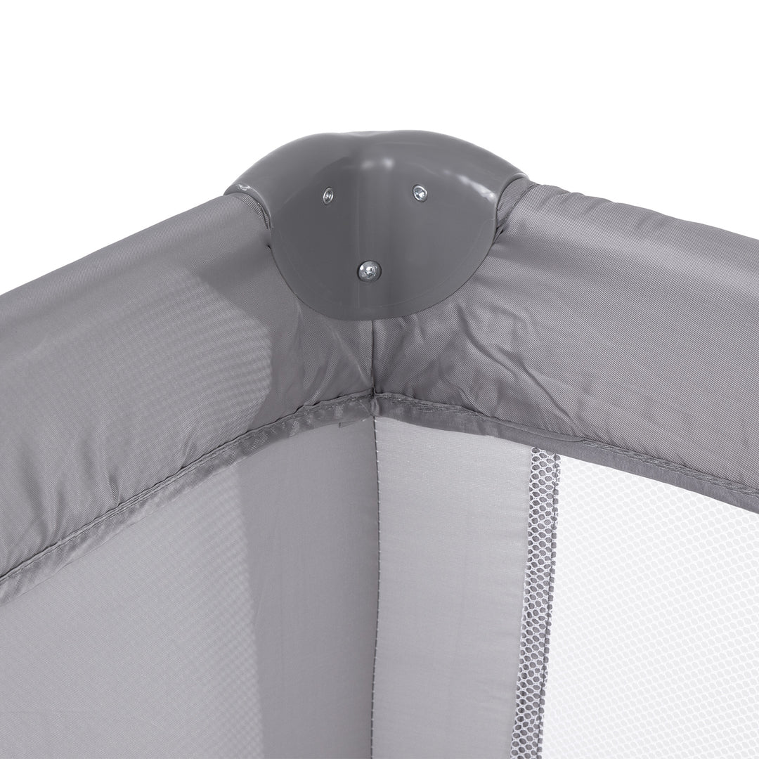 Promedix resesäng, 125x65x74cm, grå, hjul, skyddshölje, PR-803 G