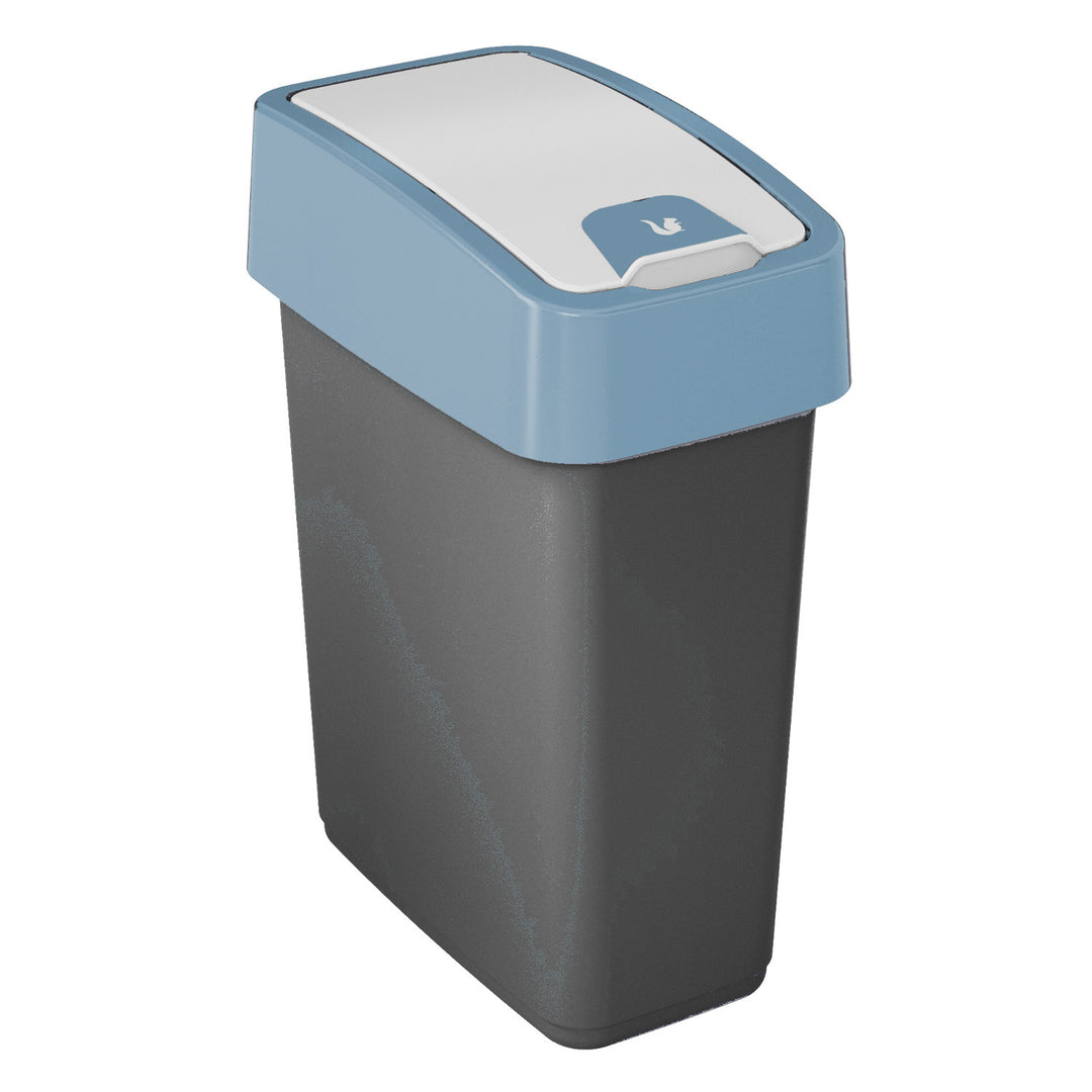 Soptunna med trycklock 10l Keeeper Magne - lockfärg blå