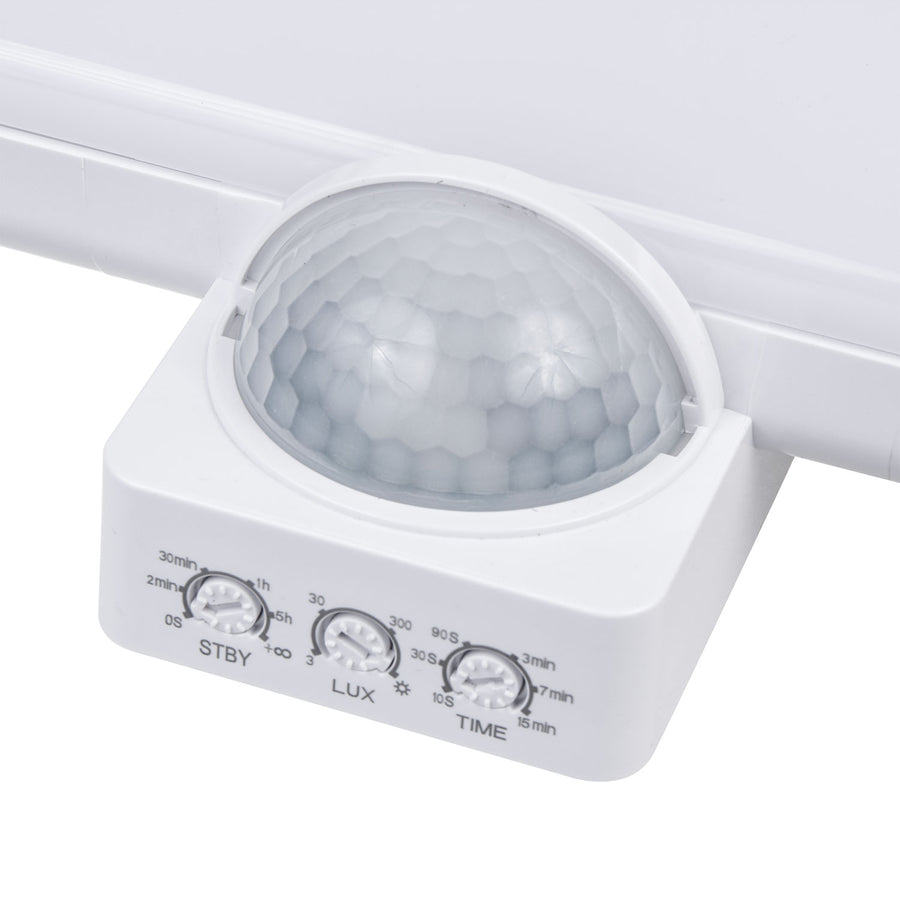 Maclean LED-lampa, husnummer, skymnings- och rörelsesensor, dimbar, 20W, IP65, neutral färg (4000K), 1600lm, MCE466 W