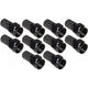 10x Maclean satellit F-plugg, TV-system, RG5.9, RG6, 6,8mm, nickel med tätning, professionell, svart, MCTV-903