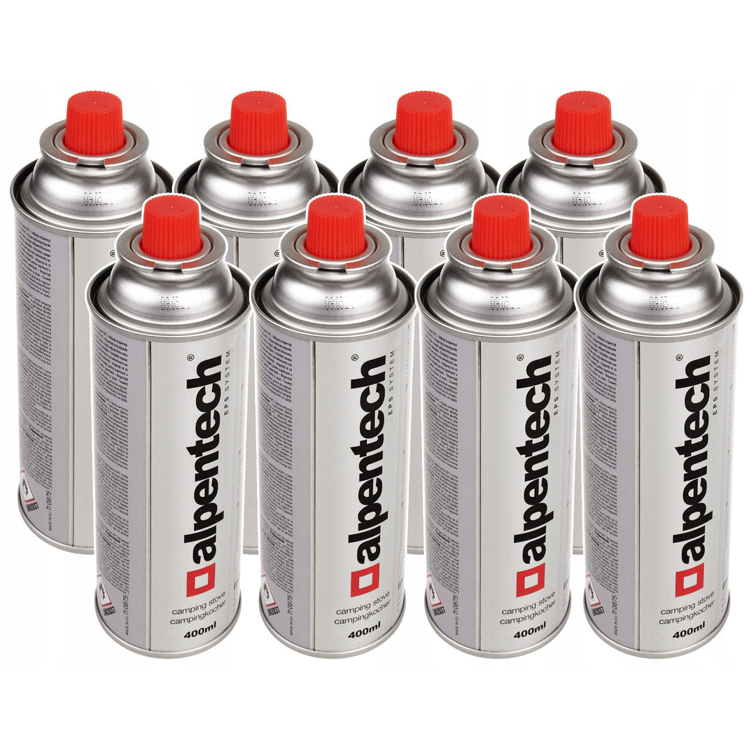 8x 380ml Alpentech gaspatron, certifikat: Pi 0875