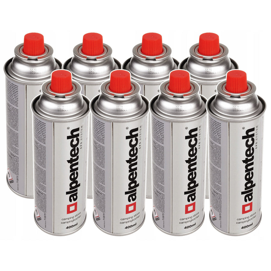 8x 380ml Alpentech gaspatron, certifikat: Pi 0875