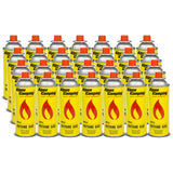 28x Alpen Camping 400 ml gaspatron, certifikat: Pi 0875, överensstämmer med EN417, isobutan, driftområde -10°c till + 40°c, IK004