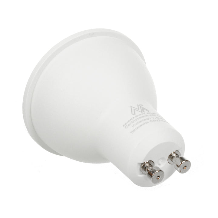 6x Maclean LED-lampa, GU10, 5W, 220-240V~, 50/60Hz, neutralvit, 4000K, 400 lumen, MCE435 NW