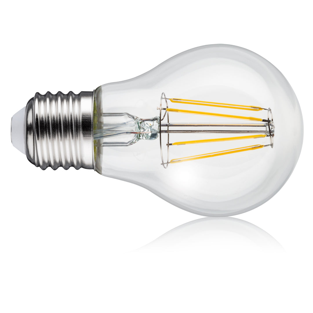 6x LED glödlampa Maclean, E27, 11W, 230V, WW varmvit 3000K, 1500lm Retro edison dekorativ A60, MCE280