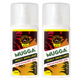 2x Mugga Spray 50% Deet insektsmedel 75ml
