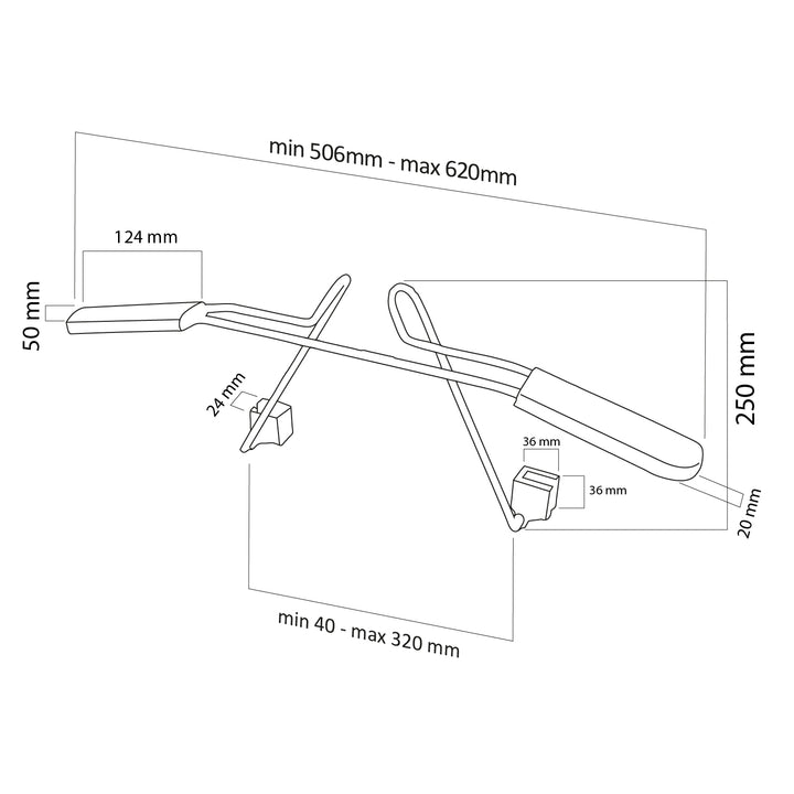2x Maclean klädhängare för bil, monterad på nackstödet, universal, MC-870