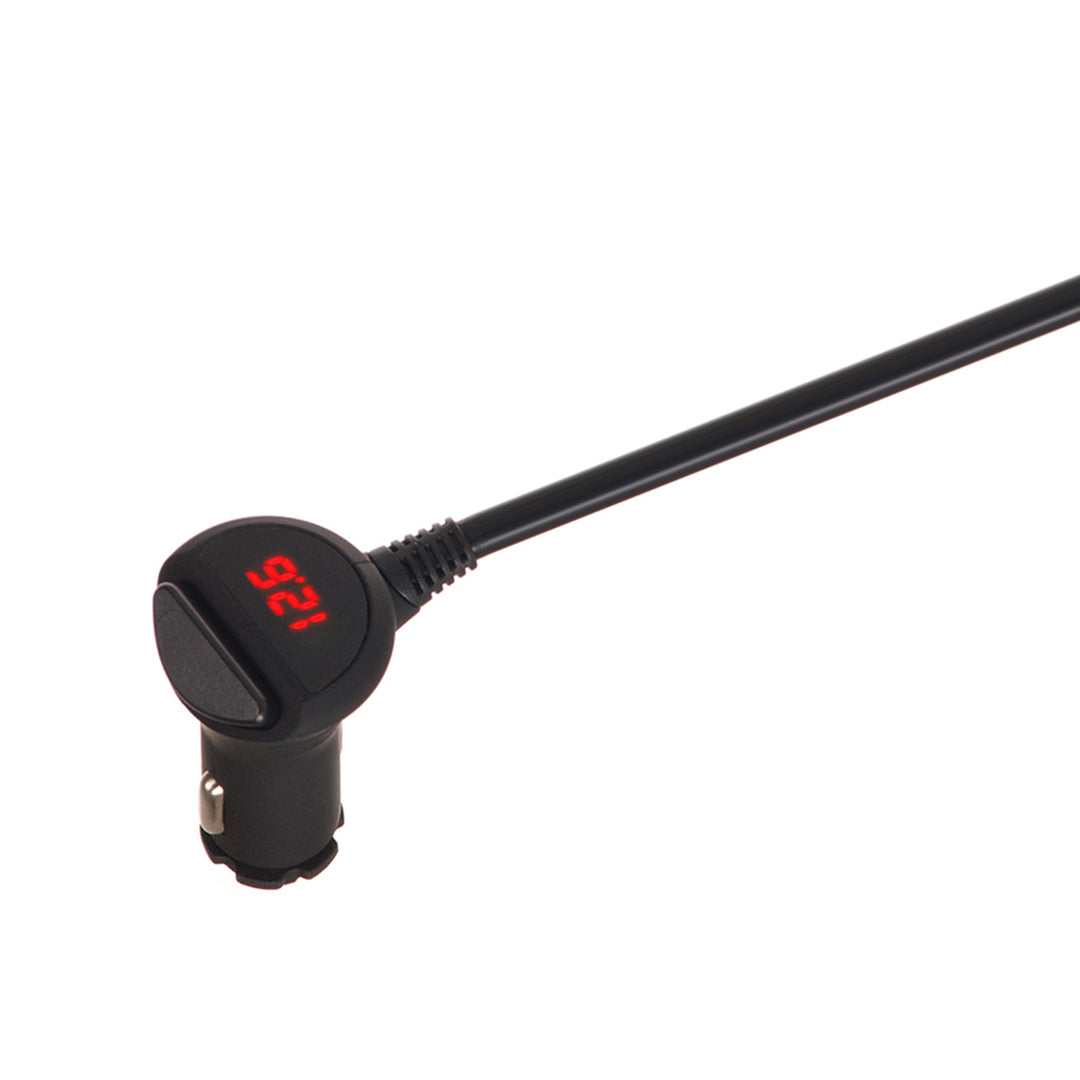 Maclean fördelare för biltändaruttag, voltmeter, 120W