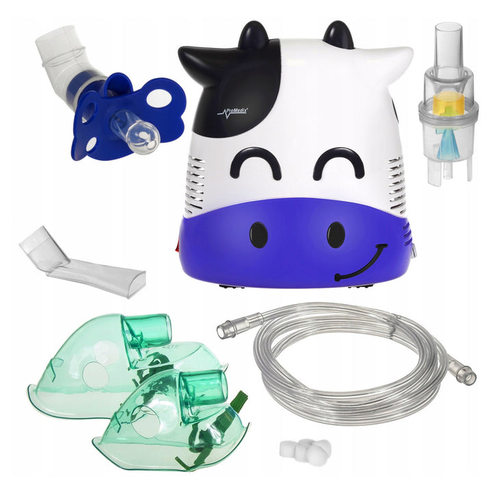 Promedix barninhalator, fudge, nebulisatorset, masker, filter, docka, PR-810