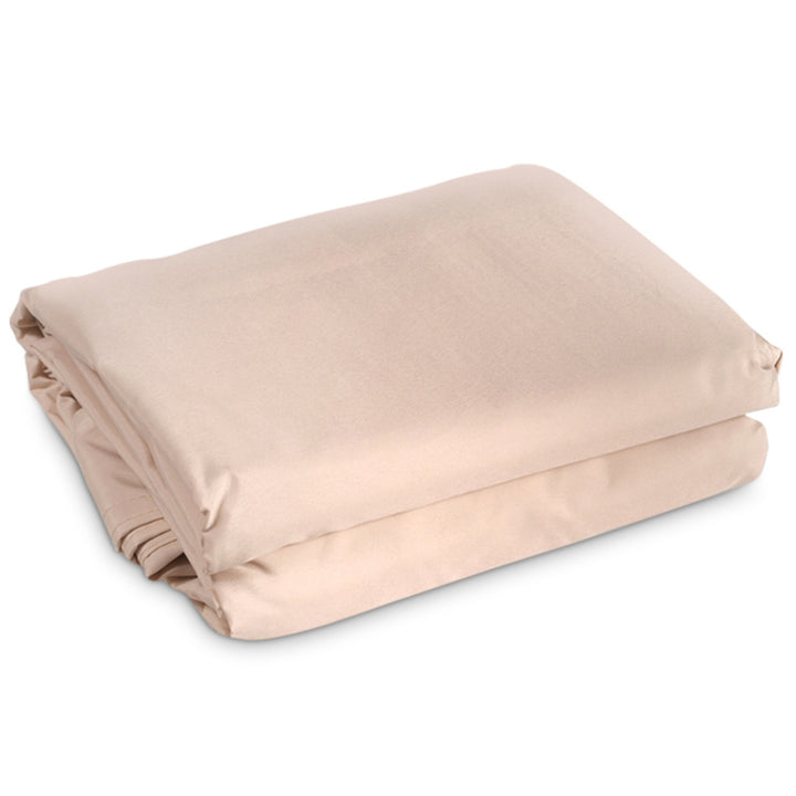 GreenBlue UV-trädgårdsskuggsegel, polyester, 5m kvadrat, kräm + monteringssats