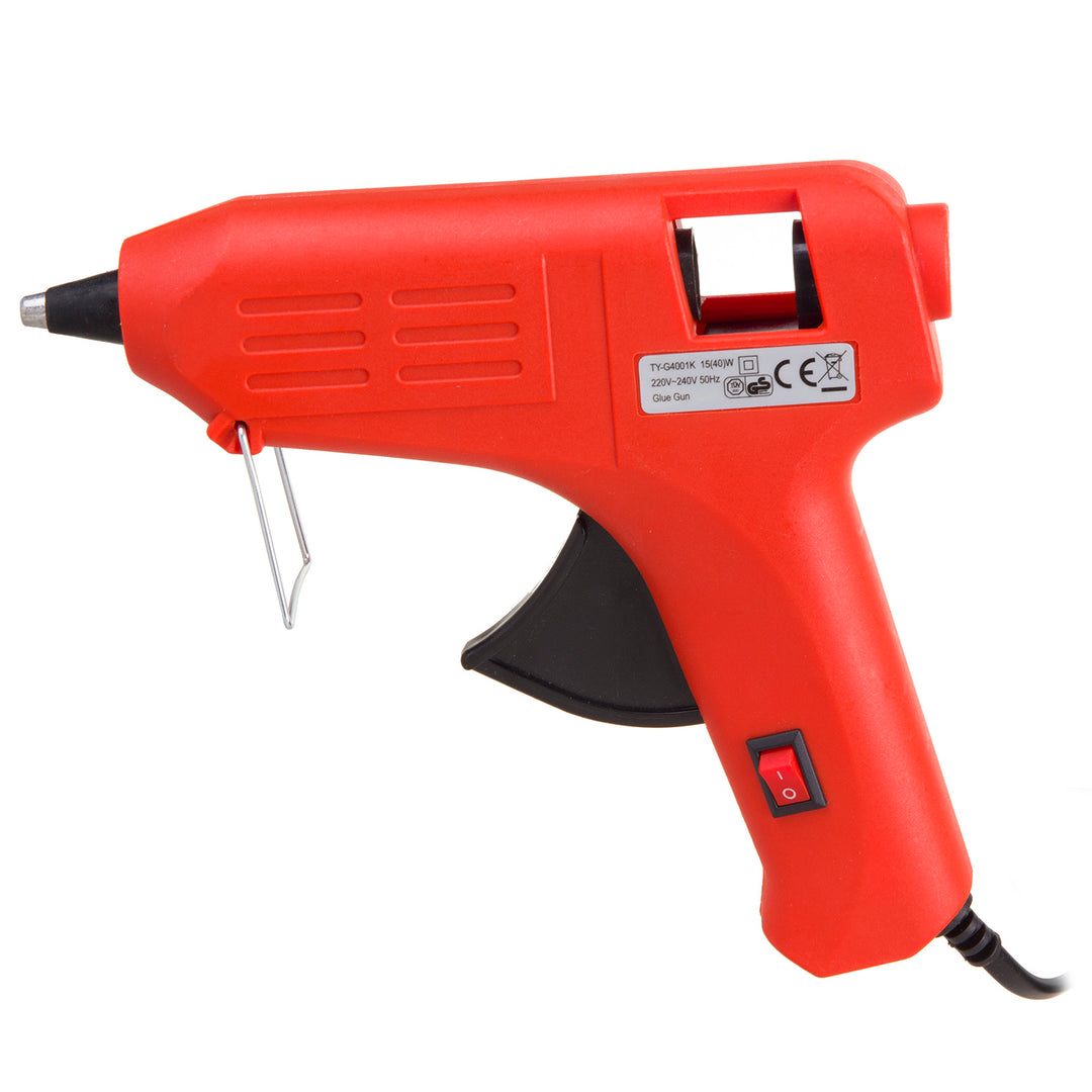 Varmlimningspistol MCE432 + lim 14 st.