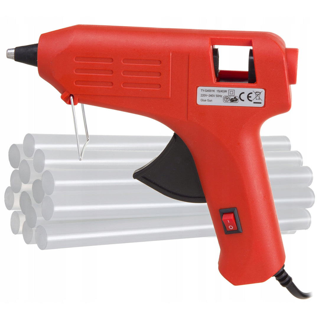 Varmlimningspistol MCE432 + lim 14 st.