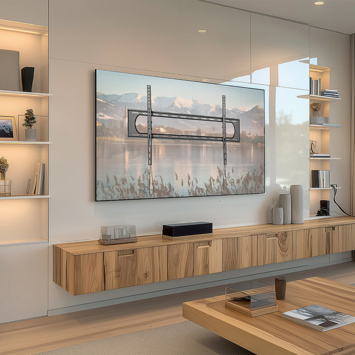 Maclean fäste för TV eller monitor, max. VESA 900x600, 60-120", 120kg, svart, MC-750N