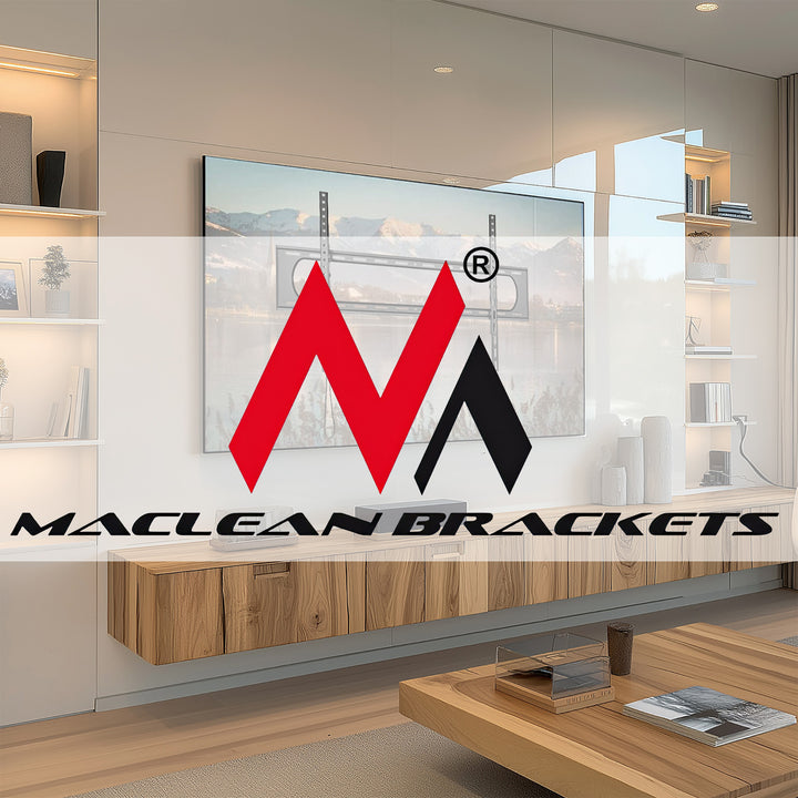 Maclean fäste för TV eller monitor, max. VESA 900x600, 60-120", 120kg, svart, MC-750N