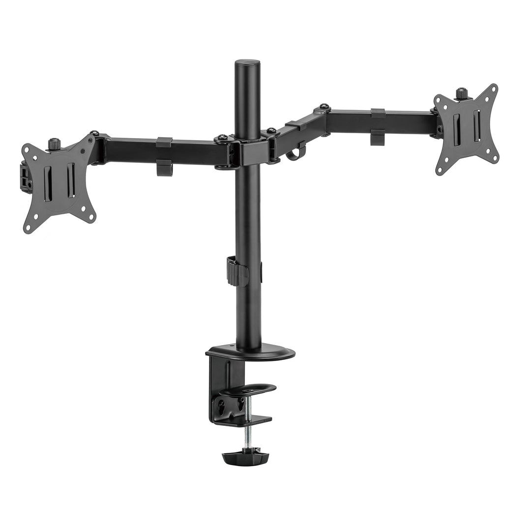 Maclean bordsfäste för 2 bildskärmar, VESA 75x75 och 100x100, 17-32", 2x 9kg, MC-754N