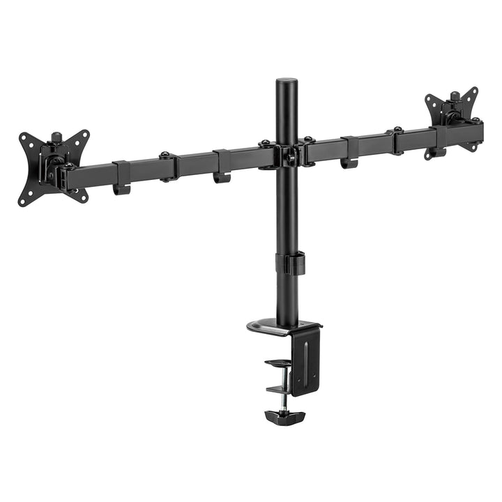 Maclean bordsfäste för 2 bildskärmar, VESA 75x75 och 100x100, 17-32", 2x 9kg, MC-754N