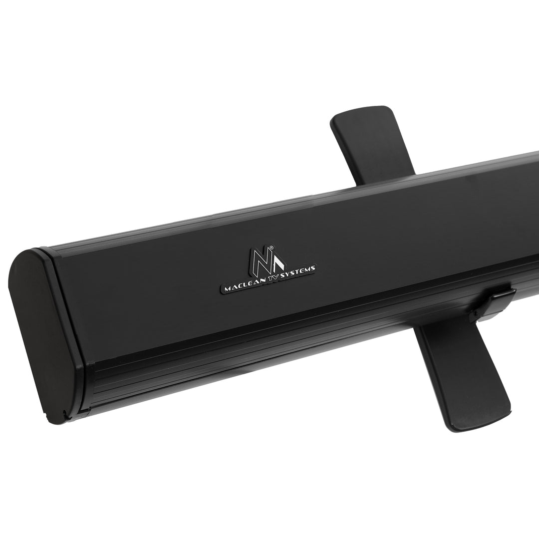 Bärbar projektionsduk Maclean, kompakt, golv, 100", 16:9, MC-964