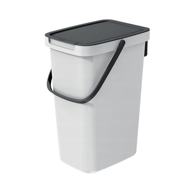 Keden Systema Q 12L Sortibox Ash Color Waste Sorting Bins - Efficient Recycling Solution