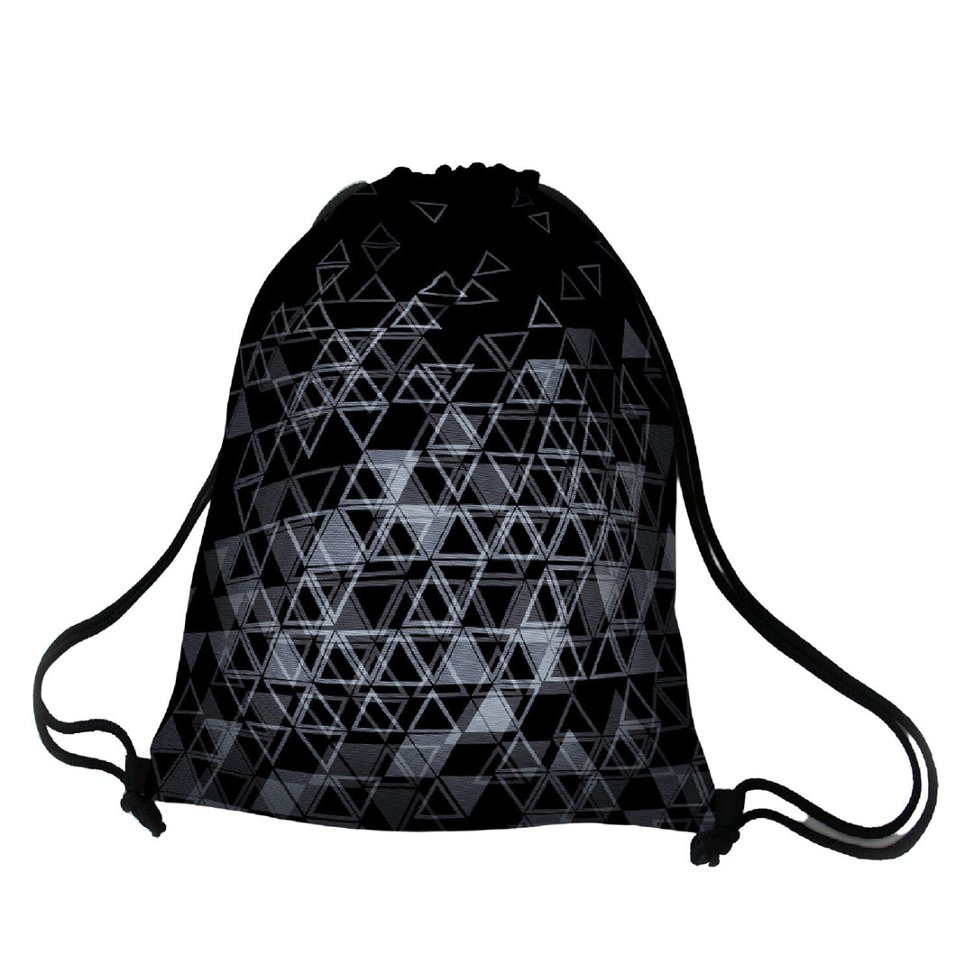 Bertoni ryggsäck, fullfärgstryck, vattentät, triangelmönster, EE0036