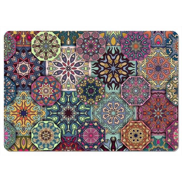 Bords- eller skrivbordsunderlägg, dekorativt, i filt, 29x42 cm, Valencia, Bertoni
