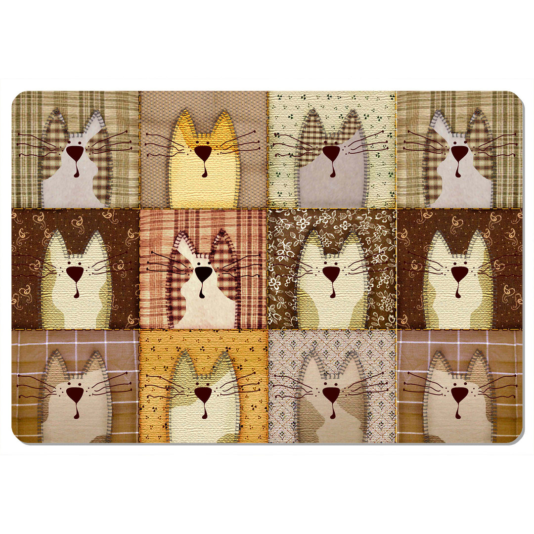 Bords- eller skrivbordsunderlägg, dekorativt, i filt, 29x42 cm, Pexeso Beige, Bertoni