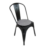Bertoni stolsdyna, dekorativ, filt, 35 cm, rutig, EE0064
