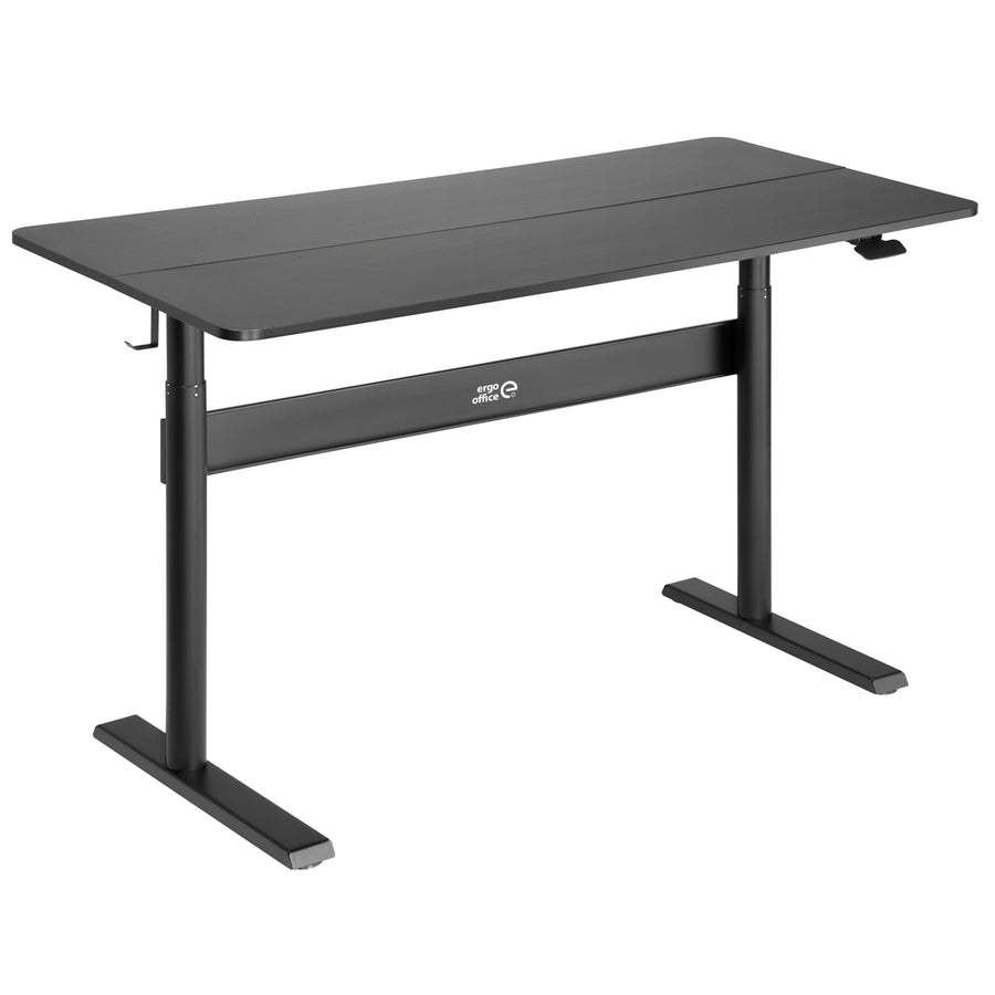 Skrivbord med bordsskiva 140x68cm Ergo Office, gasfjäder, höjdjusterbart, för stående och sittande arbete, max höjd 115cm, ER-453