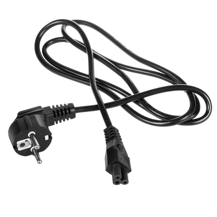 Maclean klöverblad strömkabel, 3 stift, EU-kontakt, 1,5m, MCTV-857