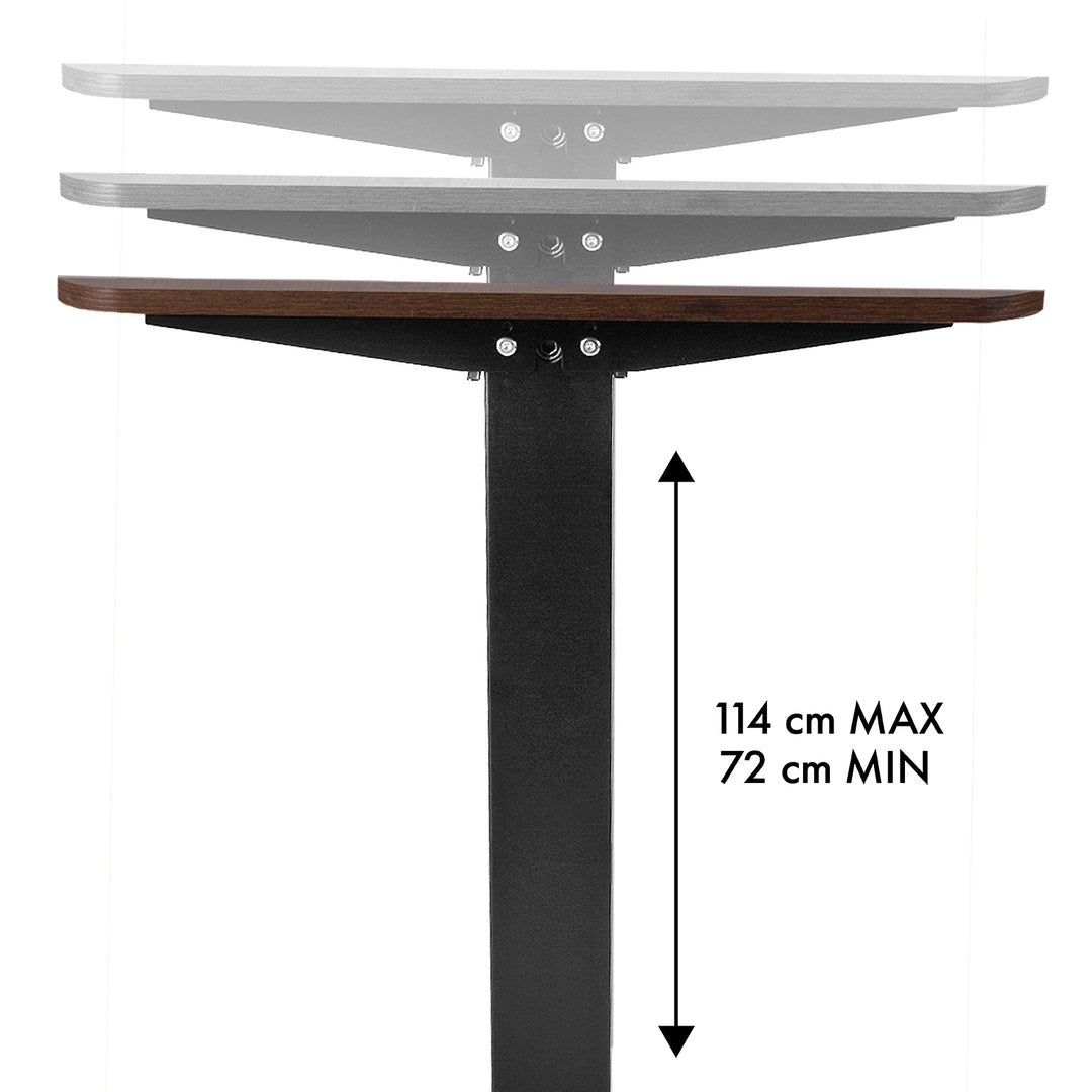 Skrivbord Ergo Office elektrisk höjdjustering, för stående och sittande, maxhöjd 114 cm, ER-451