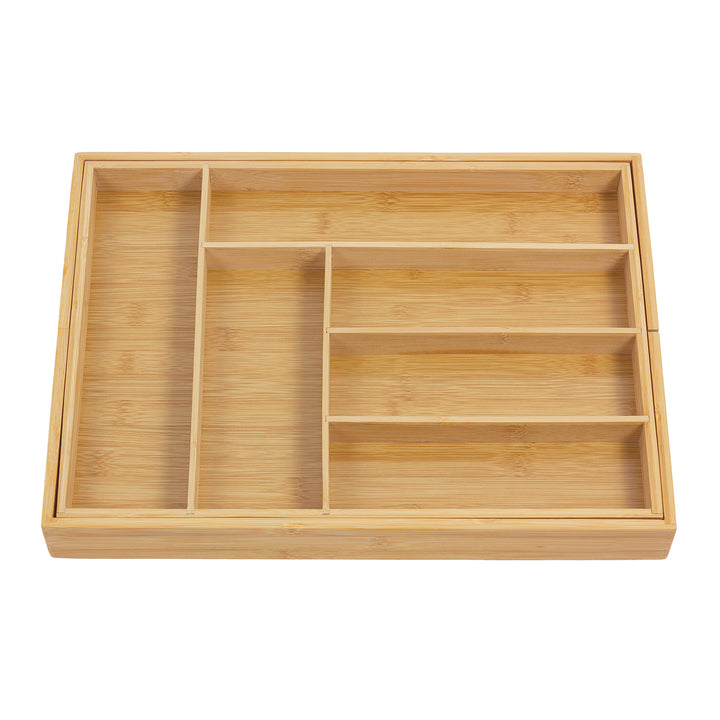 GreenBlue utdragbar bestickhållare i bambu, 325-500x430x45mm, GB379