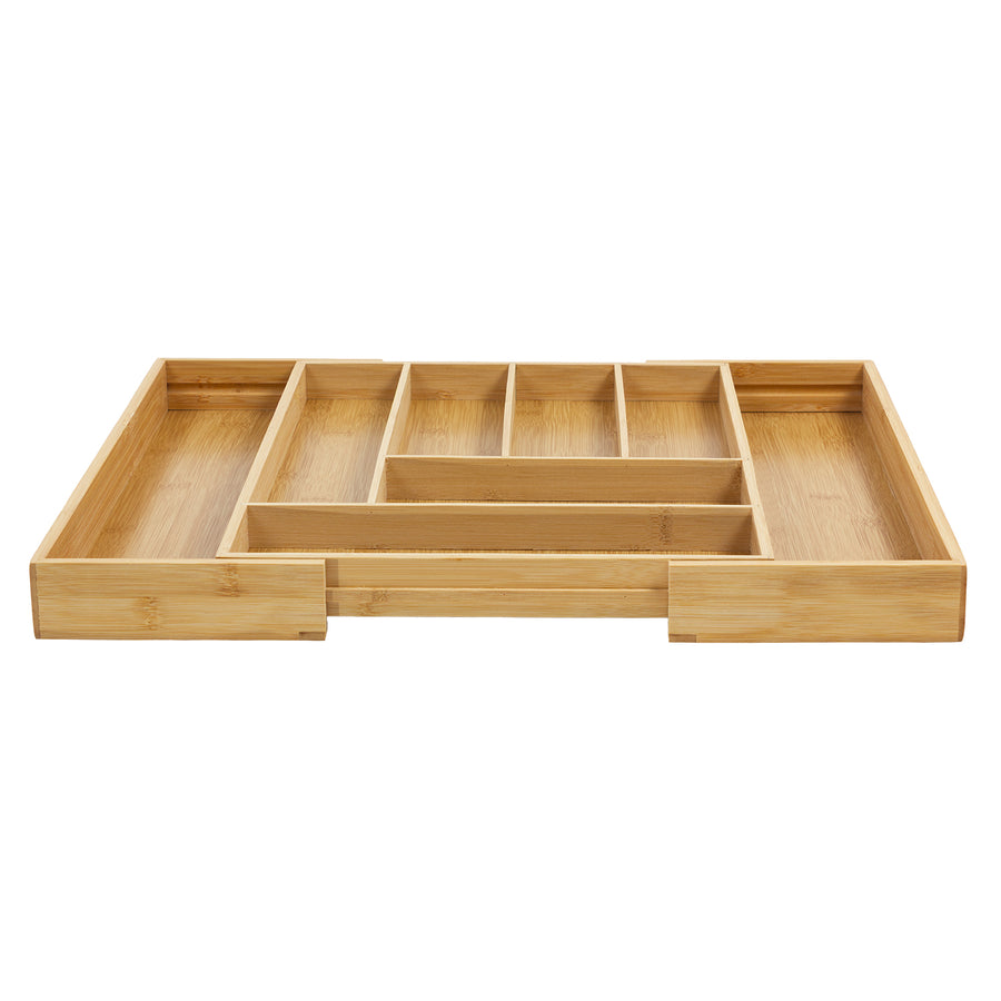 GreenBlue utdragbar bestickhållare i bambu, 325-500x430x45mm, GB379