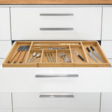 GreenBlue utdragbar bestickhållare i bambu, 325-500x430x45mm, GB379
