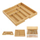GreenBlue utdragbar bestickhållare i bambu, 325-500x430x45mm, GB379