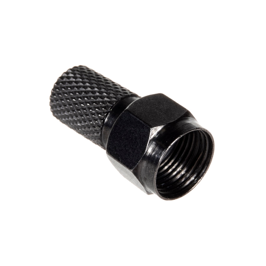 Maclean satellit F-kontakt, TV-system, RG5.9, RG6, 6.8mm, nickel med packning, professionell, svart, MCTV-903 100st