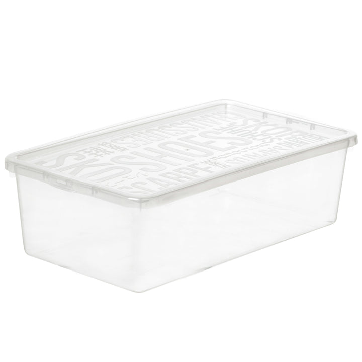 5x Skokartong för damer, transparent, Plast Team Basic