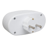 Maclean uttag, splitter med 2 uttag och kretsbrytare, typ F, 2x16A, MCE338 F