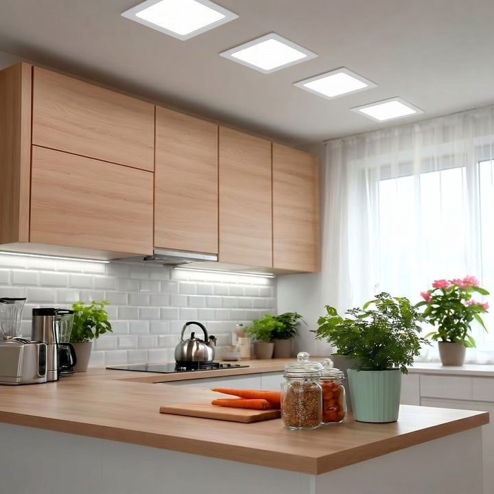 Maclean LED-takpanel, infälld SLIM, 18W, neutralvit 4000K, 170*170*26mm, 1900lm, MCE374 S