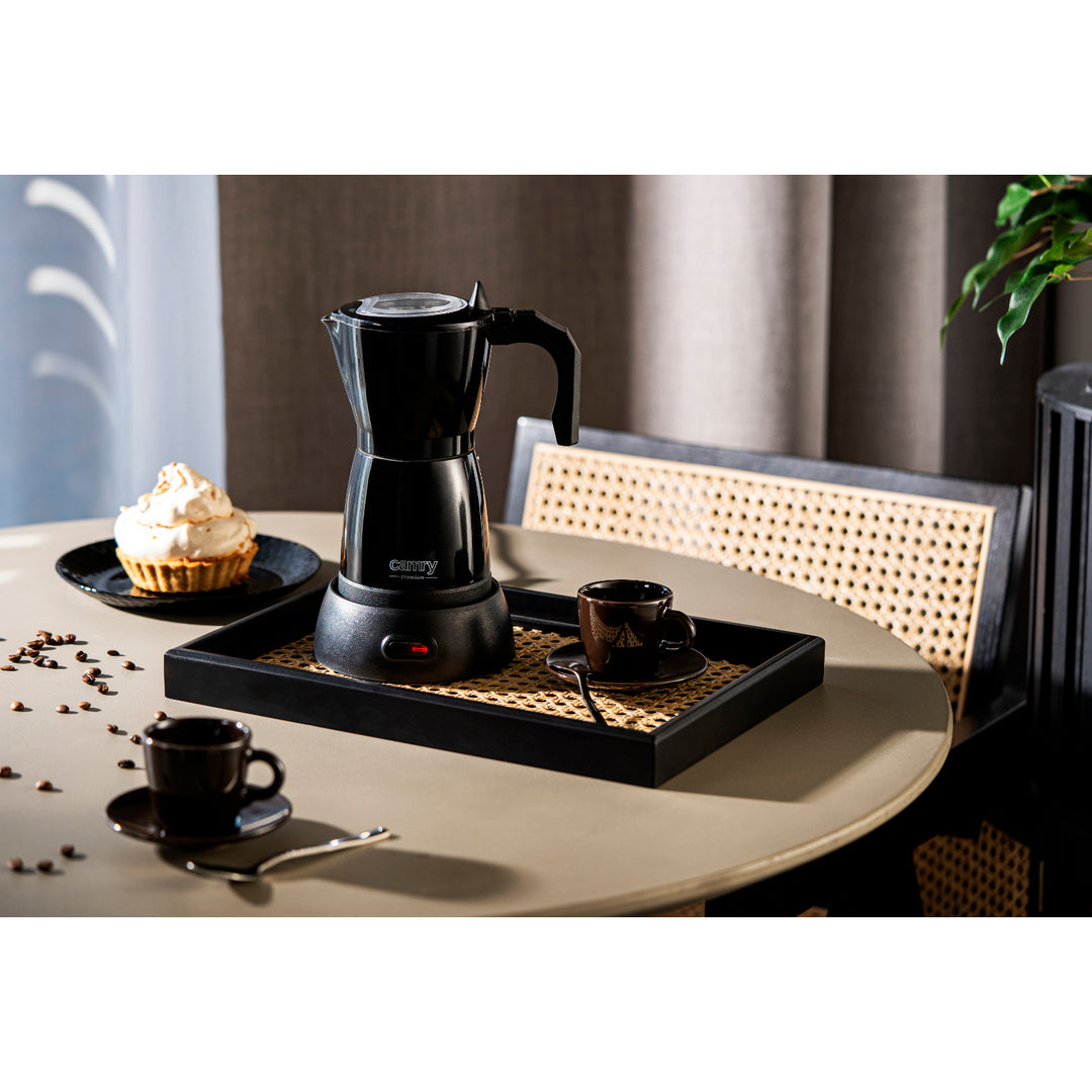 Moka Camry CR 4415B 300 ml elektrisk kaffemaskin för 6 koppar espresso