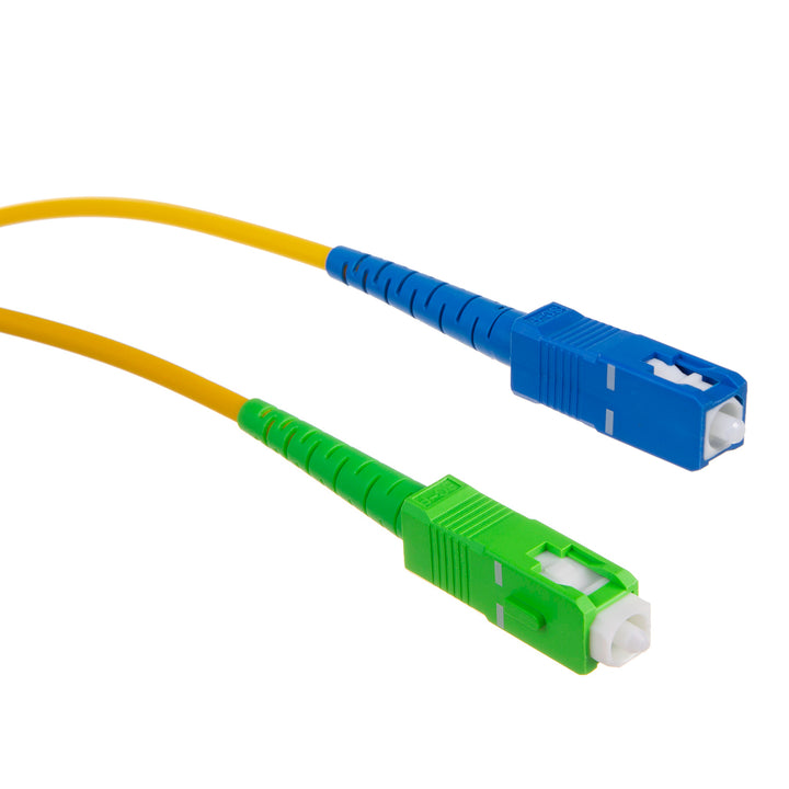 Maclean fiberoptisk patchkabel, SC/APC-SC/UPC SM 9/125 LSZH, single-mode, längd 5m, simplex, G657A2, MCTV-403